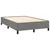 vidaXL Box spring postelja z vzmetnico temno siva 120x190 cm blago