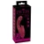 Javida 3 Function Vibrator Thrusting & Thumping Red