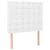 vidaXL Box spring postelja z vzmetnico bela 80x200 cm umetno usnje