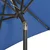 Vrtni suncobran LED azurnoplavi 200 x 211 cm aluminijski