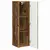 TV zidni ormar Zidne 2 pcs Staro drvo 30 x 31 x 100 cm