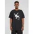 Mens T-shirt Walk In The Dark - black