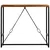 Vidaxl Barska miza iz trdnega predelanega lesa 120x60x106 cm