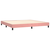 vidaXL Box spring postelja z vzmetnico roza 200x200 cm žamet