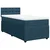 vidaXL Box spring postelja z vzmetnico modra 100x200 cm žamet