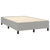 vidaXL Box spring postelja z vzmetnico LED sv. siva 120x200 cm blago