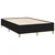 vidaXL Box spring postelja z vzmetnico črna 120x190 cm blago