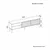 HANAH HOME TV polica Regina Anthracite