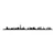 Wallity Zidna dekoracija Dubai Skyline, 120x13 cm, 1.5 mm, Crna