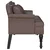 vidaXL Chesterfield klop Rjava 120,5 x 65 x 75 cm Umjetno usnje