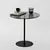 Hanah home Klub sto Chill 50x50x50cm Crno-Tamnosivi