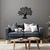 Wallity Zidna dekoracija Monumental Tree 19, 58x70 cm, 1.5 cm, Crna