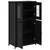 Highboard Crni hrast 62 x 32 x 106,5 cm Konstruirano drvo