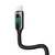 BASEUS Kabel za zaslon, hitro polnjenje in prenos podatkov USB-A – USB-C 66 W, 1 m – črn