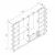 Hanah home Ormar Kale 270x210x52cm Belo-Crni