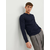 JACK & JONES Pulover JJEBASIC KNIT V-NECK, modra