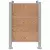 Ograda za kante za smeće Smeđa 85 x 85 x 115 cm Aluminij i WPC