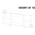 TV komoda Henry 4F