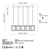 Opviq Luster Swank-702-10, 85x15x113cm, IP20, Zlatno-bele boje