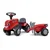 Alltoys Otroški poganjalec – traktor Case IH, rdeč, z volanom in prikolico