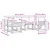 Set vanjskih sofa s jastukom 6 pcs Prirodna i krem