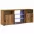 TV ormarić LED boja drva 120x30x50 cm konstruirano drvo