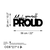 Wallity Zidna dekoracija Make Yourself Proud, 56x26cm, Crna