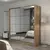 Hanah home Ormar Kale 180x190x52cm Bež
