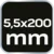 Topex Ploščati izvijač 5,5 x 200 mm, S2