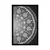 Plakat okrasna Mandala s čipko v črnobeli varianti - 30x45 silver