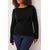 Trendyol Curve Ženska bluza Tbbaw26Af00017, Crna