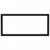Nosači polica za umivaonik 2 kom crni pravokutni čelični