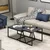 Wallity Klub sto Minimal 75x38x50cm Antracit