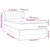 Vidaxl Box spring postelja z vzmetnico temno rjava 90x200 cm blago