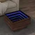 Stolić za kavu LED boja hrasta 50x50x30 cm konstruirano drvo