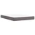 Vidaxl Box spring postelja z vzmetnico siva 140x200 cm umetno usnje