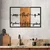 Wallity Zidna dekoracija Respect Your Home Your Family Your Love 1, 88 x 57 cm,  Smeđa