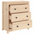 Komoda 70 x 35 x 80 cm od masivne borovine
