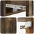 Noćni ormar s ladicama 2 pcs Dimljeni hrast 49 x 34,5 x 20 cm