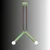 Opviq luster Balance 20551-B, 2 × E14, zeleni