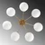 Opviq Luster Orion-13967, 65cm, IP20, Zlatno-bele boje