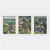 Wallity Set uramljenih slika 3BC_UN2035653, 3 dijela
