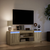TV ormarić s LED svjetlima boja hrasta 139,5x34x50 cm drveni