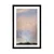 Plakat s paspartujem polet nad gorami - 30x45 silver