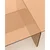 Rjava steklena mizica 60x120 cm Zaren – Kave Home