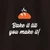 Kitchen apron “Bake it till you make it!”