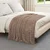 Pokrivači za bacanje 6 pcs Kamel 150 x 130 cm Runo