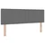 Vidaxl LED Box Spring Postelja Svetlo siva in bela. 160 x 200 cm