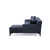 Atelier del Sofa Ugaona garnitura Petra R 145x69x87cm Plava