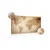 Slika na pluti vintage zemljevid sveta - 90x60 transparent